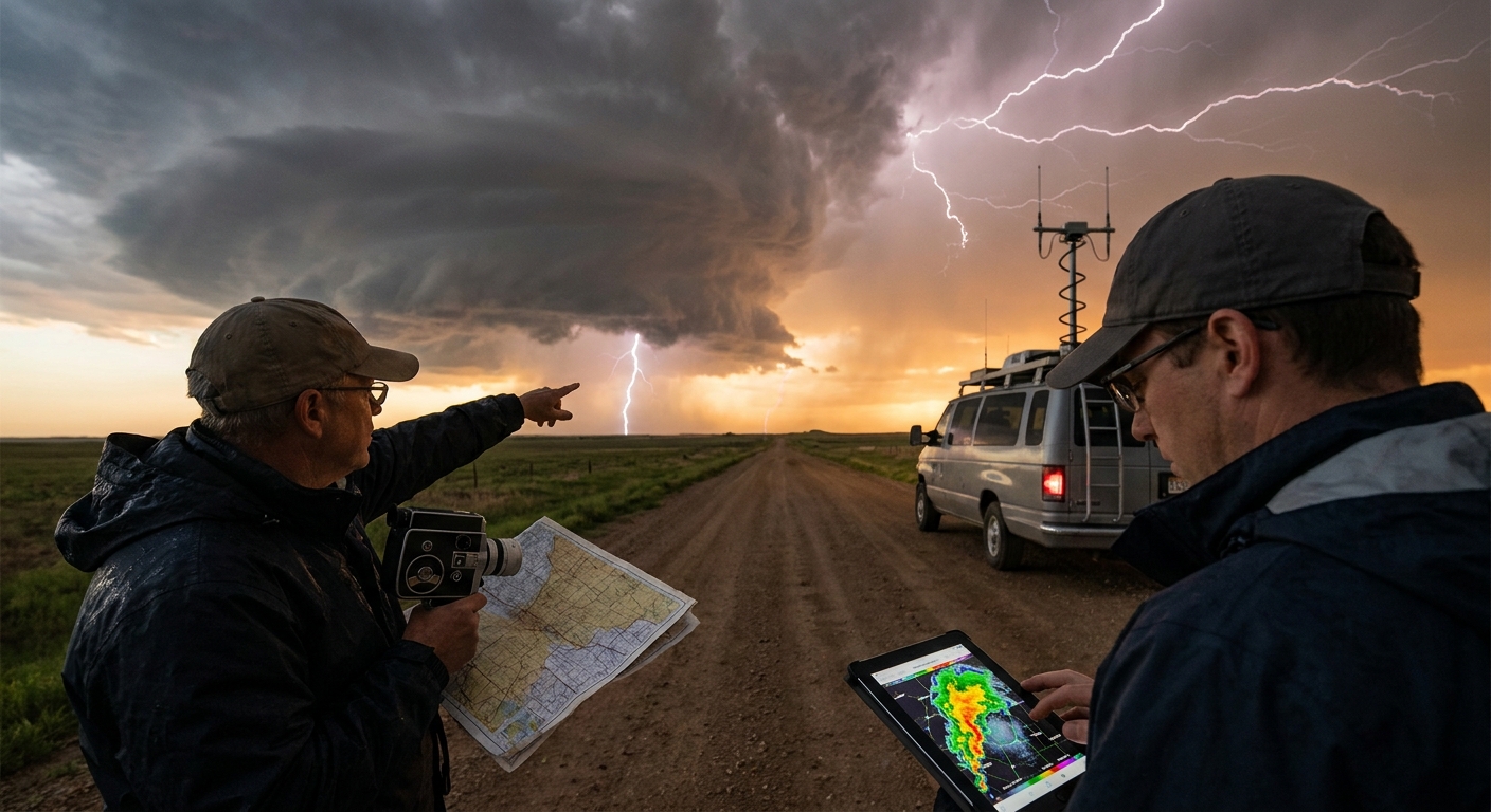 Analog vs. Digital: Weather Gear Showdown in a Classic Plains Supercell Chase