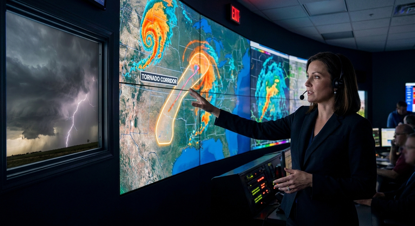 Blueprints in the Sky: Using Climate Oscillations to Target Supercell Corridors